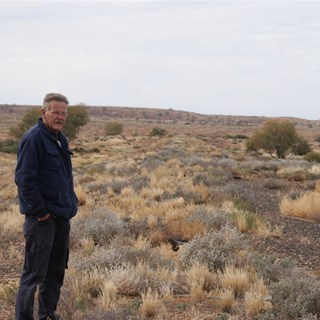Hugh on the old rail line