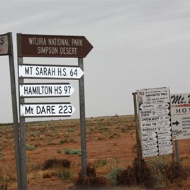 Leaving the Oodnadatta Track for Dalhousie and points north