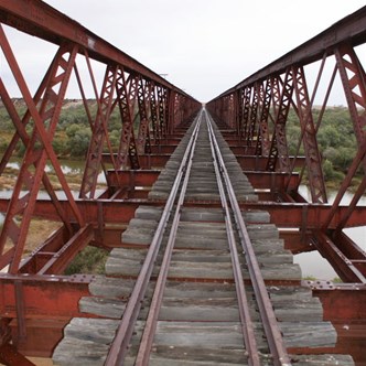 Algebuckina Rail Bridge across the Neale River