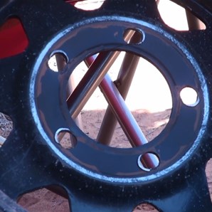 One unserviceable wheel rim as a result