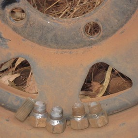 Sheared wheel studs - Mitchell Plateau 2010