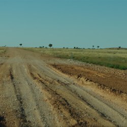 rough patch of road