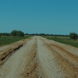 a rough patch on the road