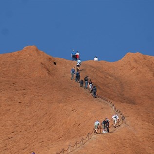 Things have strung out a bit as they near the top