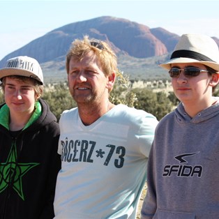 JB, Johnno and Riley