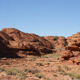 Heading towards the Bee-hive domes of "The Lost City"