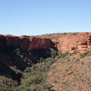 View along Kings Canyon