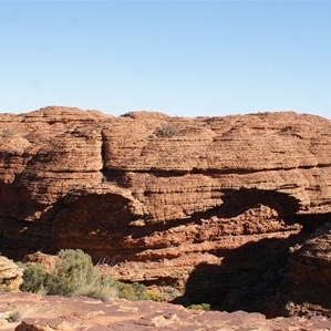 Looking west to the Lost City