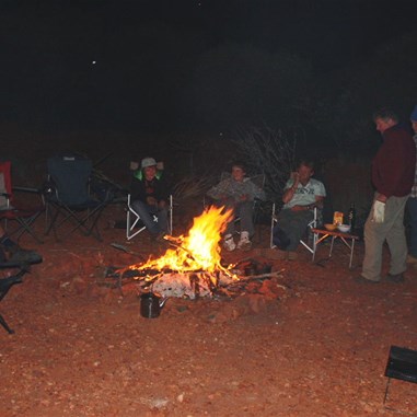 The final camp fire - George Gill Range
