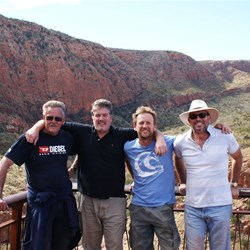 The men at Ormiston Gorge