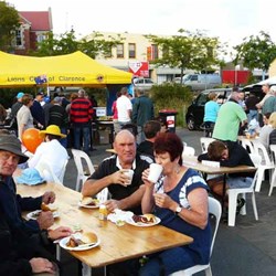Breakfast on the boardwalk
