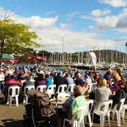 Breakfast on the boardwalk