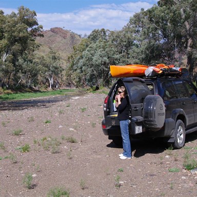 Lunch time in Parachilna Gorge