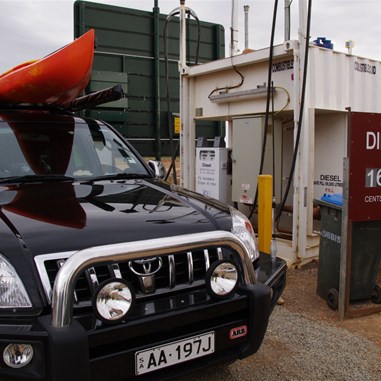 Lyndhurst Pub has the Cheapest fuel for Hundreds of Kilometres