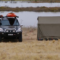 Our second camp site on the Cooper