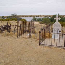 Old graves out at the Mission Ruins
