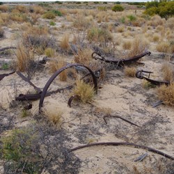 Old Buggy at the Mission Ruins