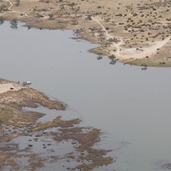 Another view of the ferry site from the air