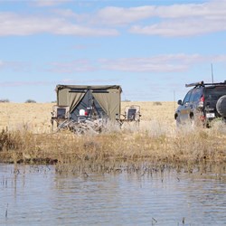 Our camp from the Cooper