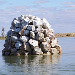 Rock Cairn at the Old Sheep Crossing