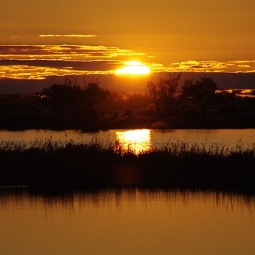 The end of another great day at the Cooper