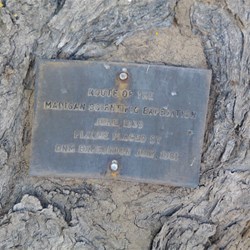 The other plaque for the Madigan Expedition