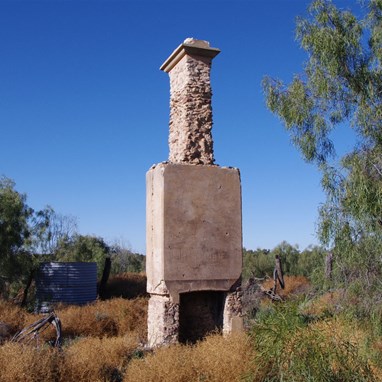 Another shot of the old chimney