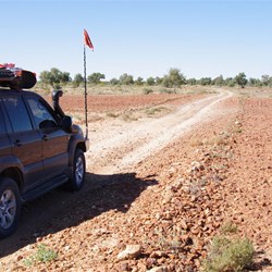 Eyre Creek Flood detour track