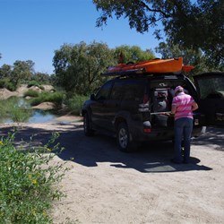 Lunch on the QAA Line at Eyre Creek