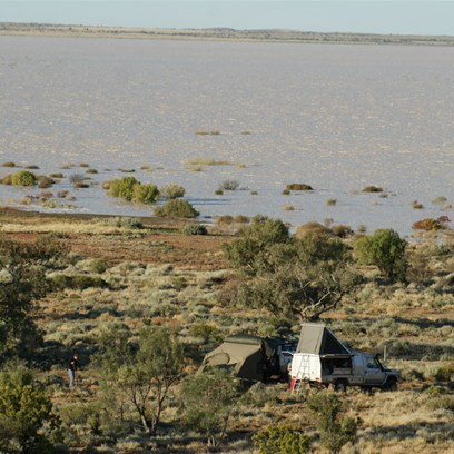 Moonda Lake - Cordillo Road just south of the Birdsville Developmental Road