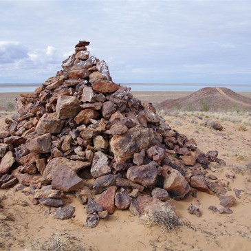 Stone Cairn from Tree Bluff
