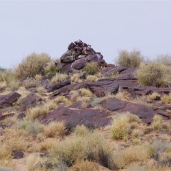 Rock Cairn seen along the Track