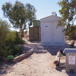 Toilets at Clayton Bore Campsite