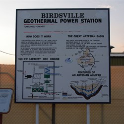 Birdsville even has its own Geothermal Power Station