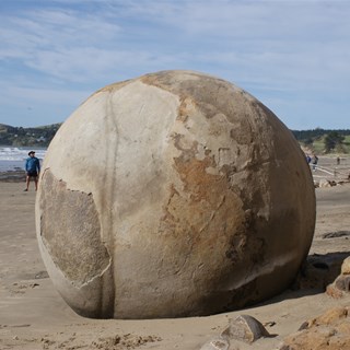 A Moeraki Boulder