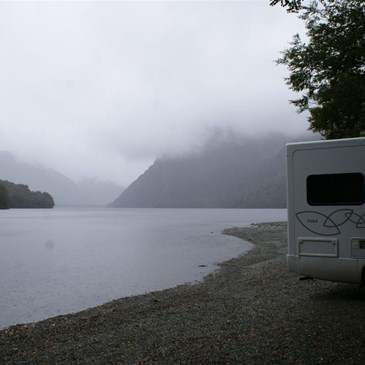 Lake Gunn - Imagine this view on a sunny day - Milford