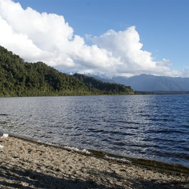 Lake Mapourika - All this and $6 per night.