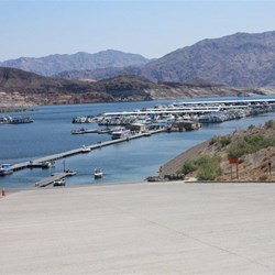 Boat ramp at Lake Mead