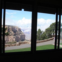 View from our room over Grand Canyon