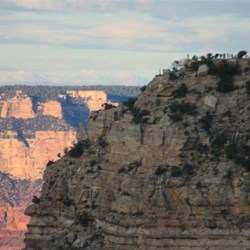 View from south rim over Grand Canyon