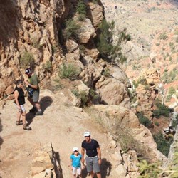 Chardae and David South Kaibab trail
