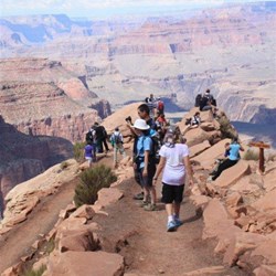 Leah on Sth Kaibab trail