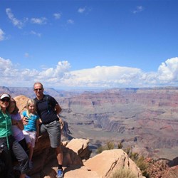Martins at Ooh Ahh Point, Sth Kaibab trail