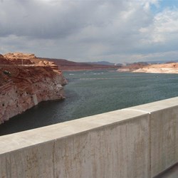 Lake Powell from Dam wall