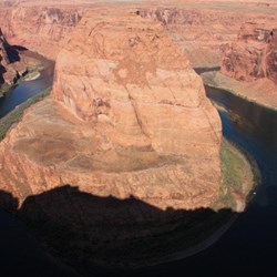 Horseshoe Bend - views over the Colorado River (we raft here next day)