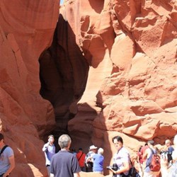 The other end of the slot Canyon