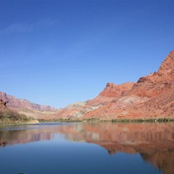 Rafting through Glen Canyon on Colorado River