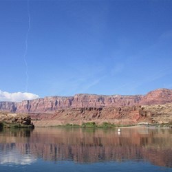 Rafting through Glen Canyon on Colorado River