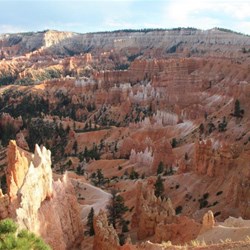 Views of Hoodoos at Bryce Canyon