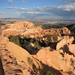 Views of Hoodoos at Bryce Canyon